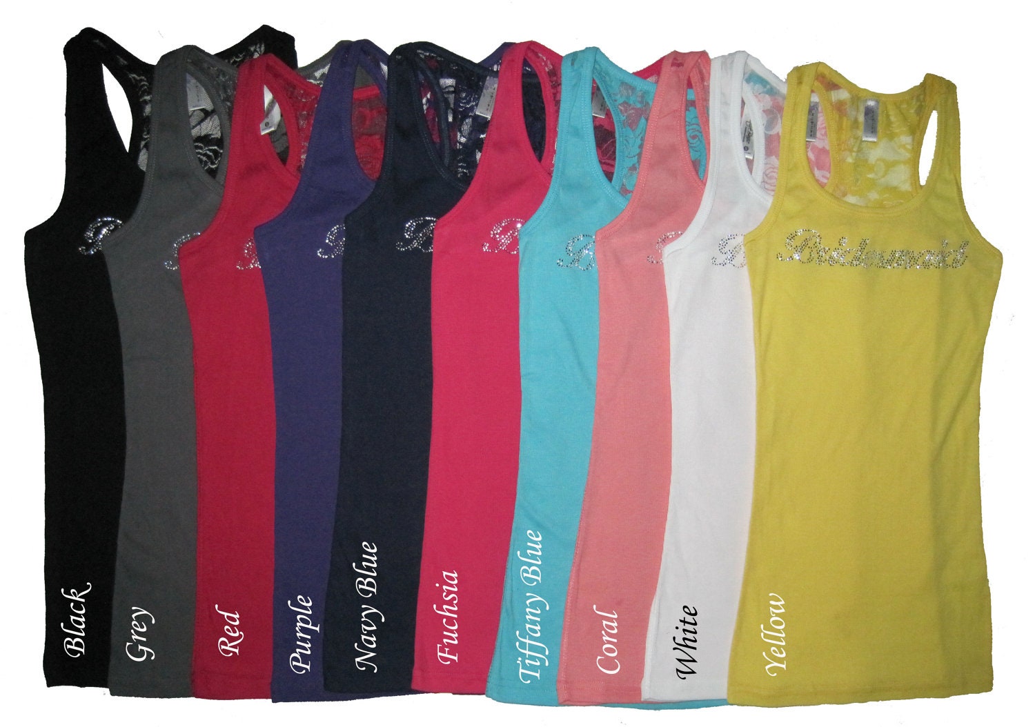 NAUTICAL WEDDING. Bride Lace Tank Top Shirt with Anchor Image. Bride. Bridesmaid. Maid of Honor. Matron of Honor. Mother of the Bride.