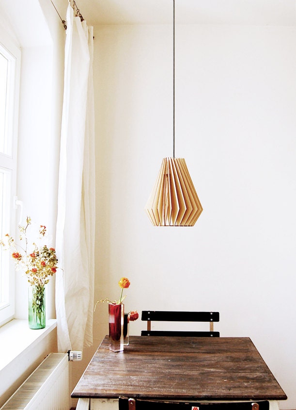 Hector  - wooden hanging lamp