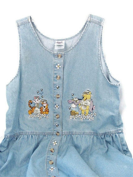 90s RARE DENIM DISNEY Dress