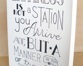 Blank Card, Camper Card, Encouragement Card, Traveling Card, Thinking Of You Card, Vintage Camper Card