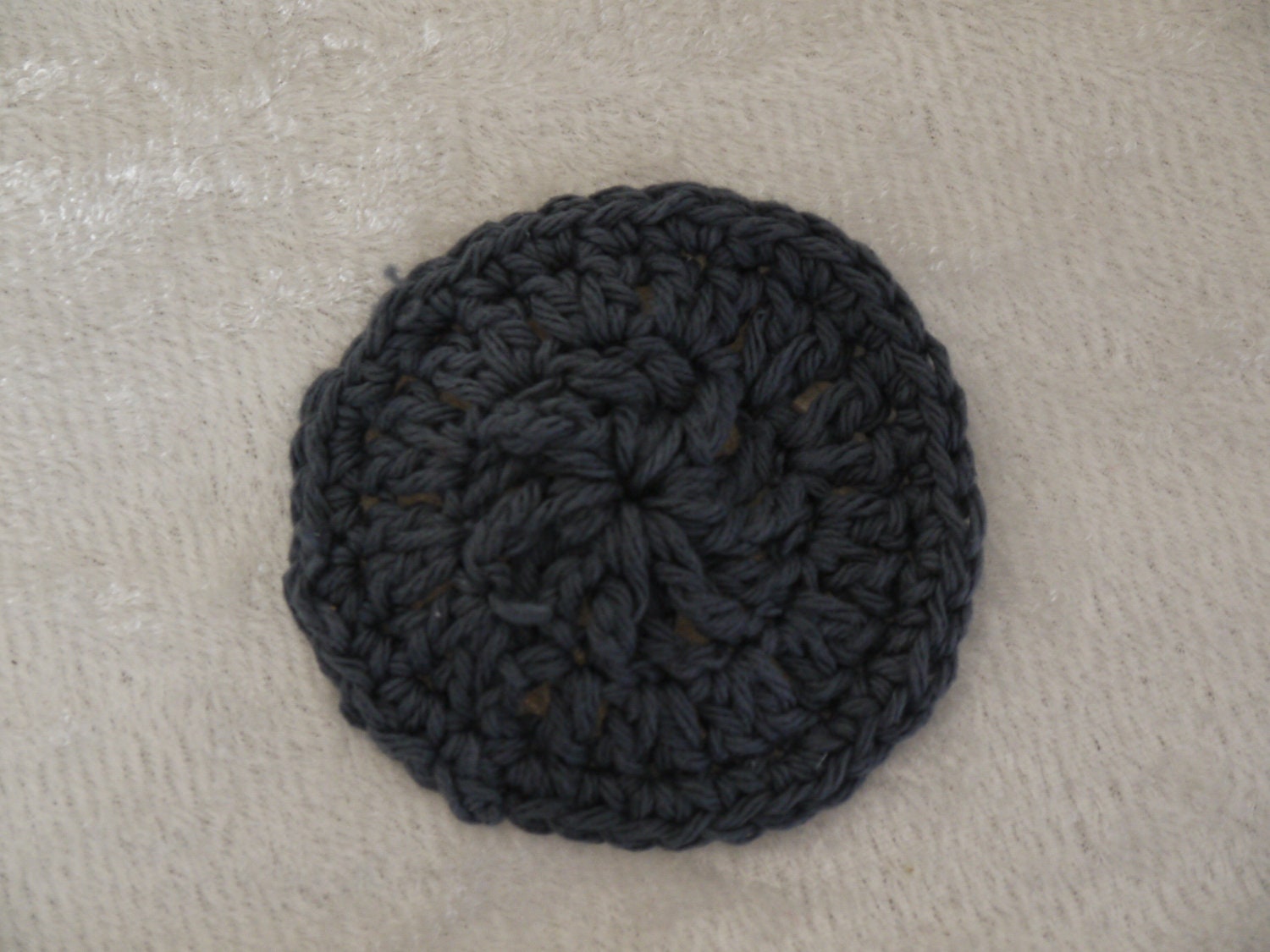 Crocheted Scrubber with Loose Weave