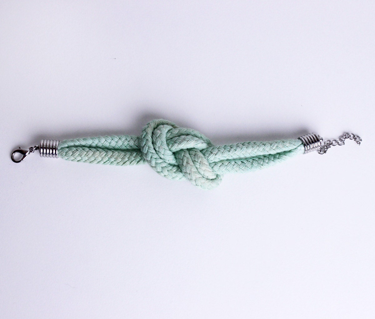 PASTEL - Cotton Rope Bracelet in Mint