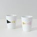 Small geometric triangle cups
