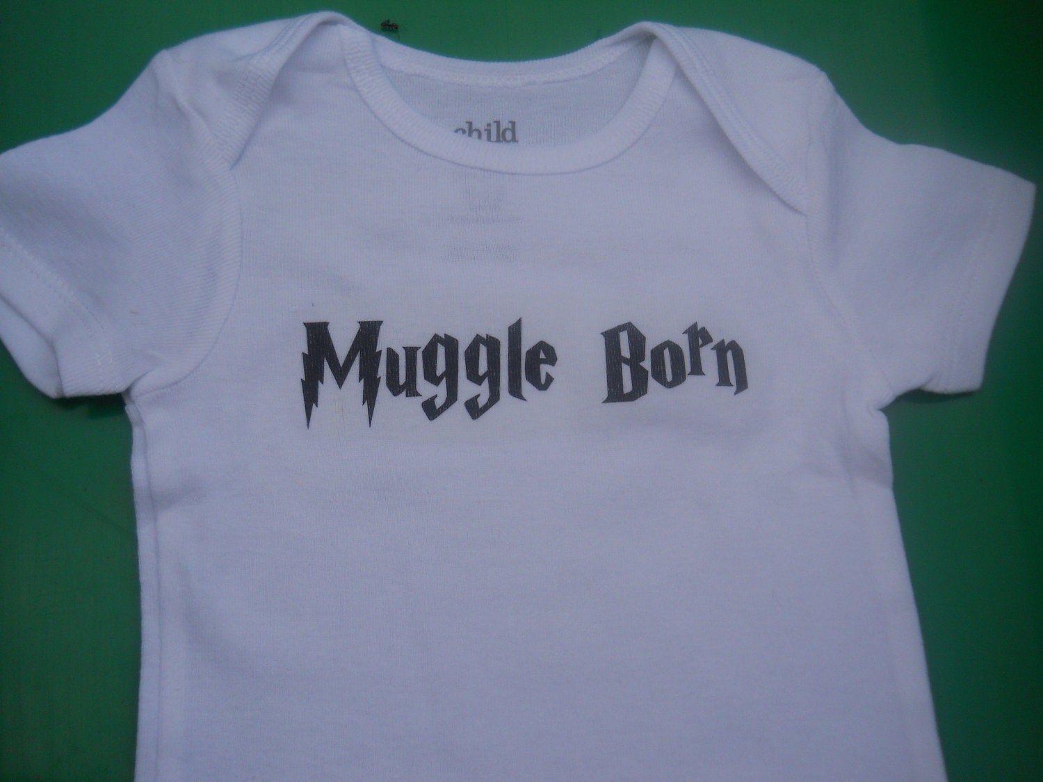 Muggle Born Onesie. Harry Potter Inspired. Can Be Customized By Size.