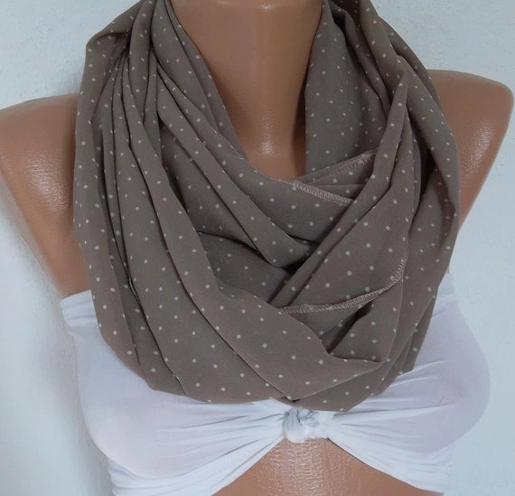 Infinity Scarf, Loop Scarf, Circle Scarf - Elegant - It made with good quality chiffon fabric....Super Loop