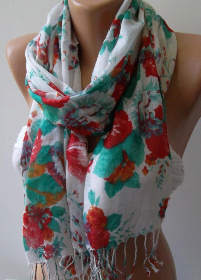 Shawl for Summer / Elegance Shawl / Scarf /soft and light