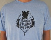 Men's XX-Large "Thyme to Turnip the Beet" Foodie T-shirt in many colors.