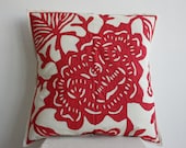 Red Butterfly Pillow