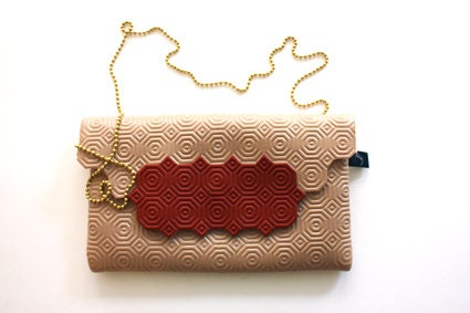 Party bag- salmon and brick