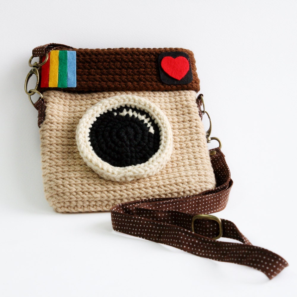 Instagram Purse (Light Brown Color) - Love IG