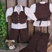 Boys vintage style suit. Corduroy outfit. Western ring bearer, wedding, formal, rustic, vest, pants, shirt
