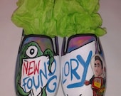 Custom Hand Painted New Found Glory Slip Ons