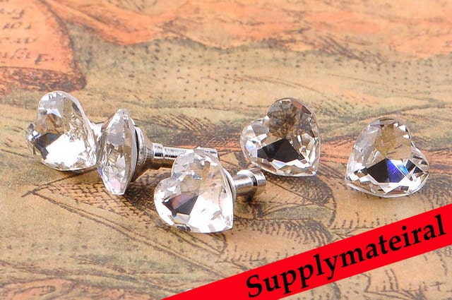 5PCS Handmade Heart-shaped crystal Alloy plug for iPhone 4 4s Mobile beauty accessories