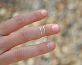 Set of dainty Knuckle Rings- Adjustable
