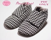 Baby shoe pattern - Vintage Chidori Shoes with Velcro Tab