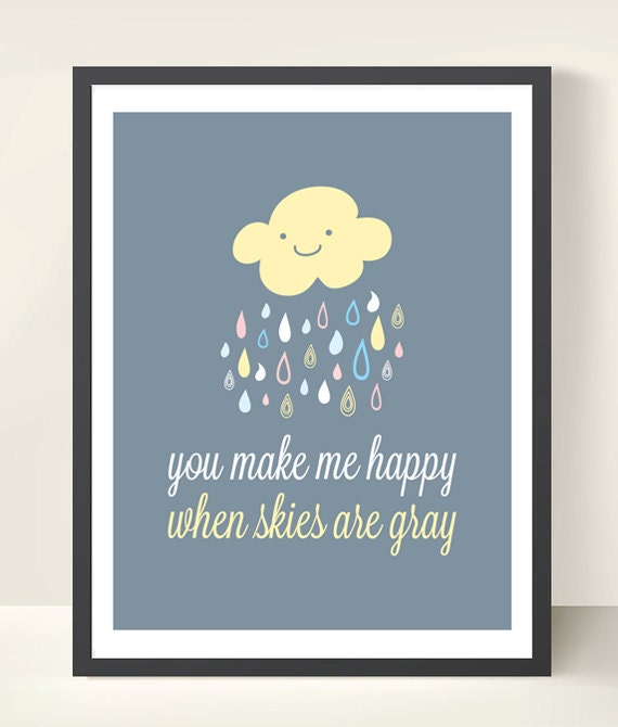 11x14 Gray Skies Wall Art Print