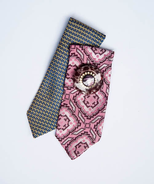 A tie brooch