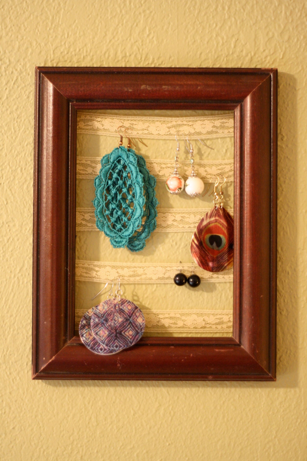 Picture Frame Earring & Jewelry Display