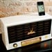 ipod iphone charging station with speakers from vintage radio