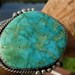 Gigantic Navajo Cuff Bracelet Jewelry-  Massive Colossal Huge Turquoise Mountain Cuff signed "M"