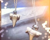 Hawaiian Shark Tooth and Tahitian Pearl Necklace
