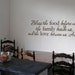 Bless the food before us, family beside us and love between us Vinyl Wall Art Decal