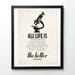 Life Quote wall decor - Life is an Experiment - Retro-style quote art print A3