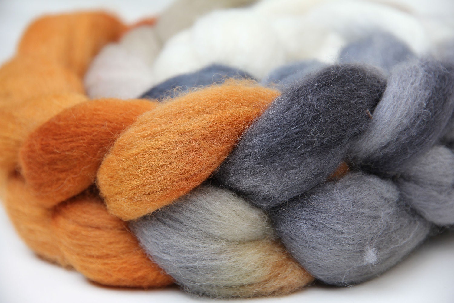 Calico Cat - Grip Corriedale Top