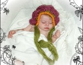 Super Chunky Flower Petal Bonnet 10% Sale on all RTS Items