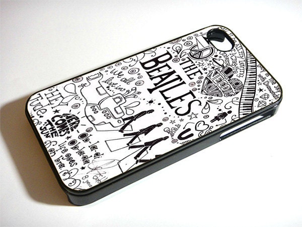 iPhone 4/4s Case The Beatles Black and White
