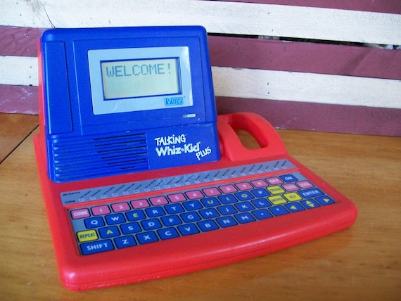 Buy elecronic kids games - Vintage Talking Whiz Kid Plus Electronic Learning Game System 1991 by VTECH