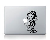Snow White - - mac decal apple decal ipad1 ipad2 ipad3 decal macbook decal Mac book stickers