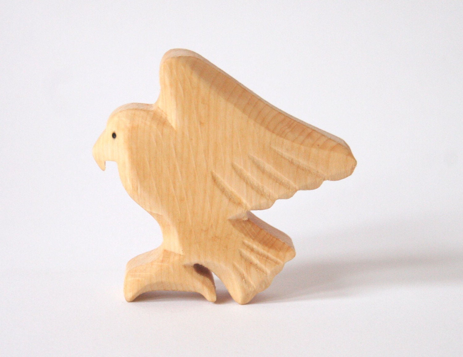 Eagle, wooden animals, natural toys, waldorf - inspired