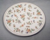 Lazy Susan Ceramic Platter Plate Floral Flower Design Japan