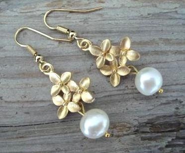 Cherry blossom earrings