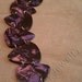 Fender Purple Moto Pearl/Pearloid Guitar Pick Bracelet With Guitar Charm