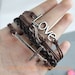 Silvery Love  Cross Bracelet Infinity Karma Bracelet Wish Bracelet  Gift -N611