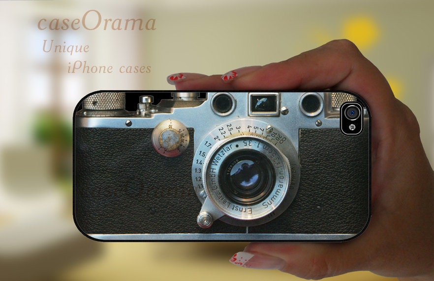 iPhone 5 rubber case - Leica Camera iPhone 5 case, iPhone 5 cover, iPhone hard rubber case