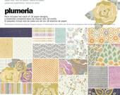 BASIC GREY 6 x 6 Paper Pad 36 Sheets PLUMERIA Collection