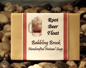Root Beer Float - handmade natural soap, a favorite of men, women & children, for bath-shower.  This soap makes a wonderful gift.