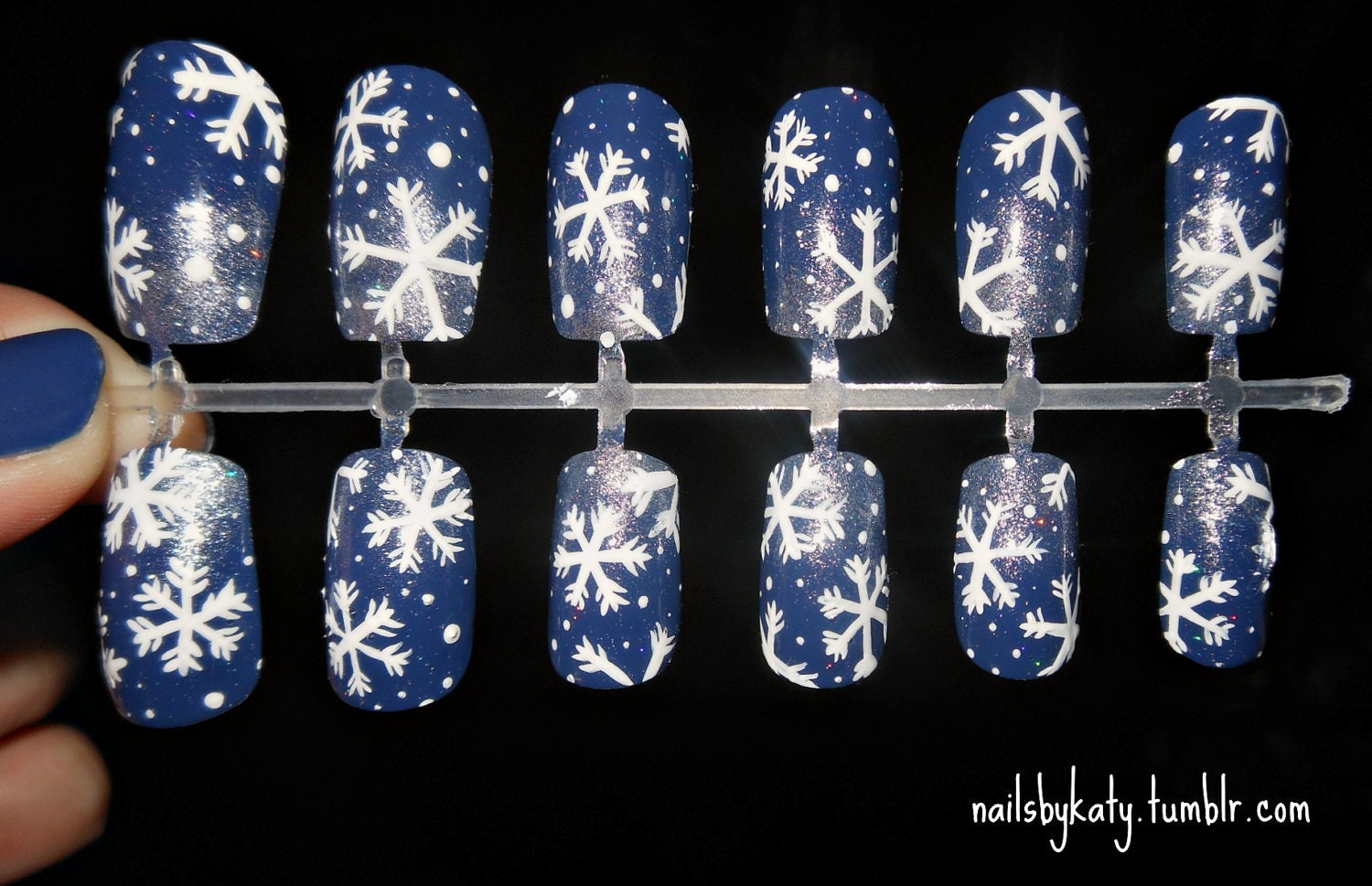 Snowflake Nails