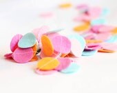 Baby girl nursery decor, baby shower, pink pale pink orange blue, 10ft, Felt garland