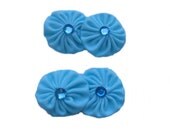 Girl Hair Clips, Blue Flower Hair Clips, Girl Barrettes, Yo Yo Flower Clip, Girls Hair Accessory, Teen, Women