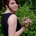 Steampunk Button and Brooch Wedding Bouquet