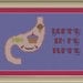Yummy in my tummy: cute human stomach cross-stitch pattern