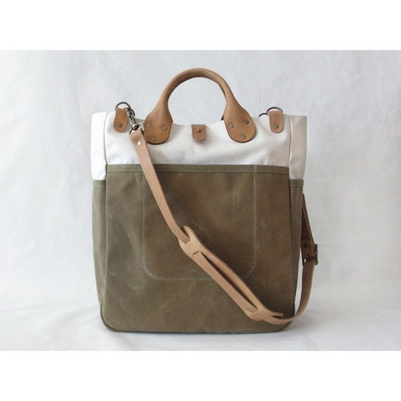 Garrison Bag (Natural/Sage)