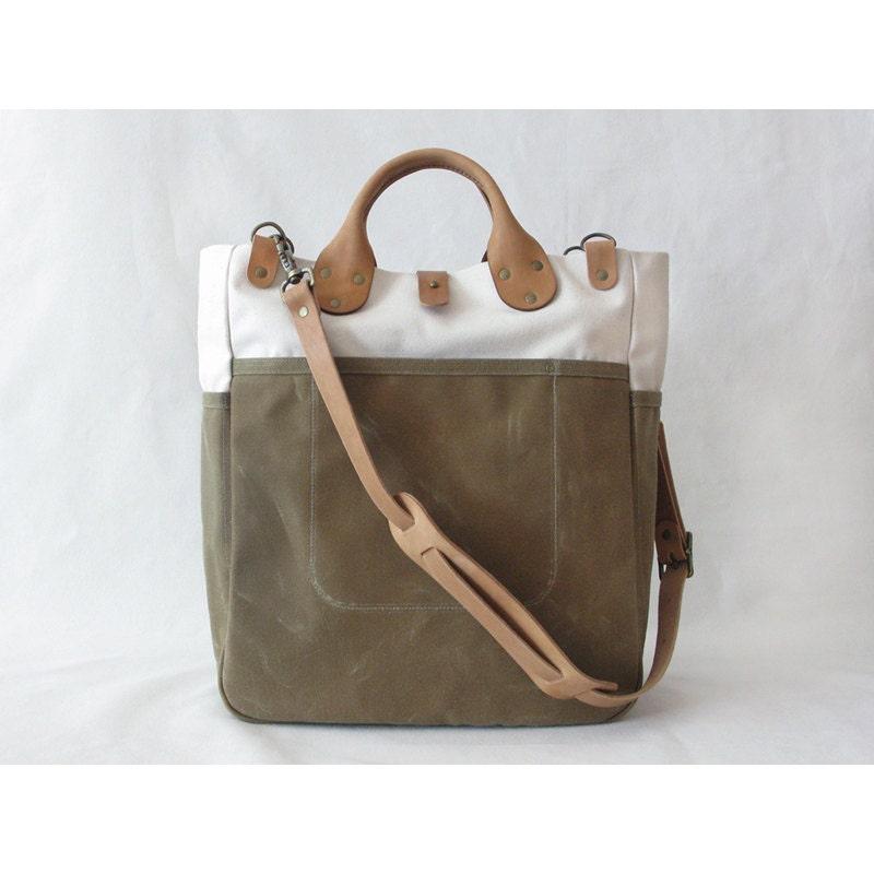 Garrison Bag (Natural/Sage)