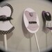 Bachelorette party cupcake toppers corset lingerie heart lips and high heel MIX and MATCH set of 12 purple black and white