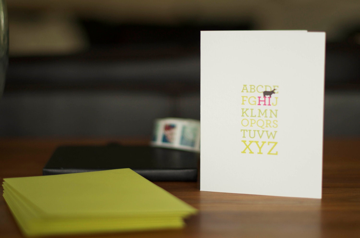 Blank Note Cards Hippo says "Hi" (set of 6)