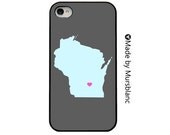 iphone case " Wisconsin Love " State love. Hometown Pride. USA.  Unique iPhone Case, iPhone 4s Case, Cases for iPhone 4, iPhone Cover